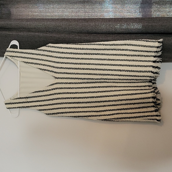 Zara TRF Collection Pinafore tweed fringe dress - Picture 9 of 11